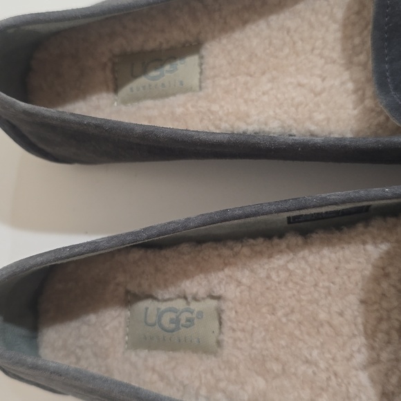 🎆 UGG RETREAT SUEDE SHEARLING LINED LOAFERS MOCCASIN - Picture 10 of 13